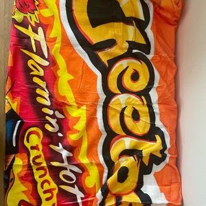 Flamin' Hot Cheetos Crunch Blanket - Orange and Yellow